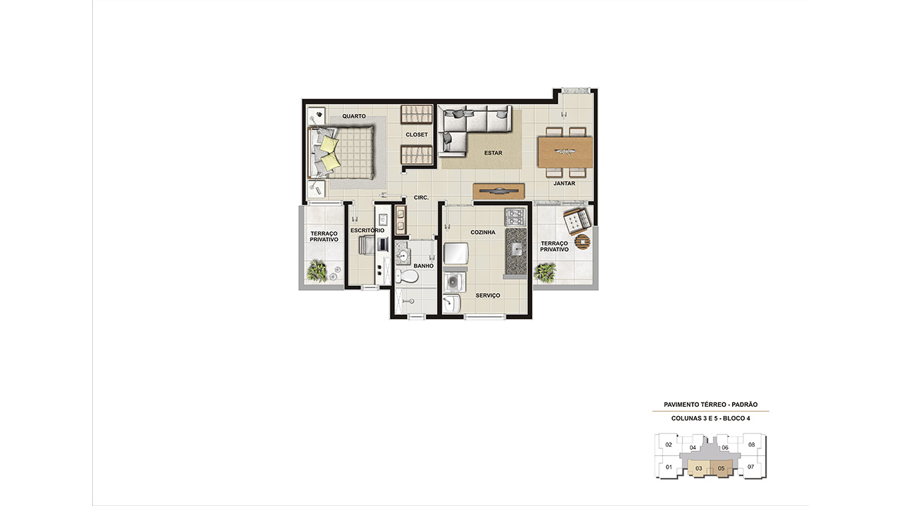 Foto Empreendimento Decorado Way Planalto Residence