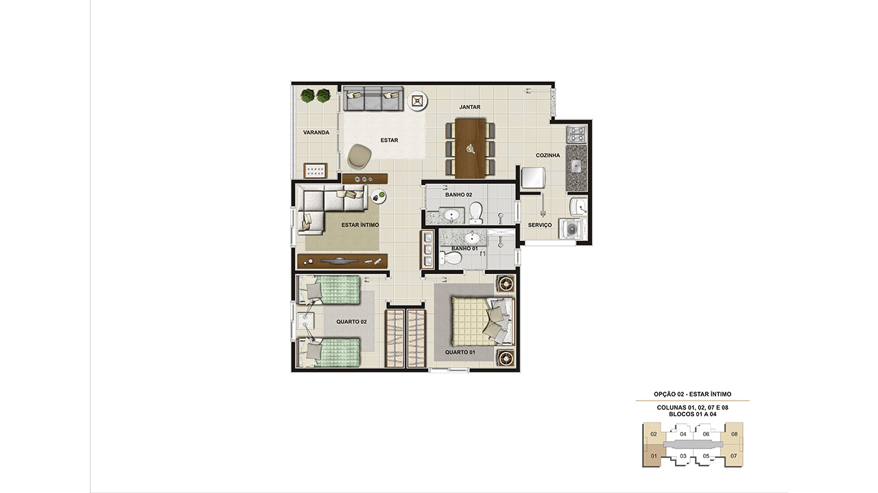 Foto Empreendimento Decorado Way Planalto Residence