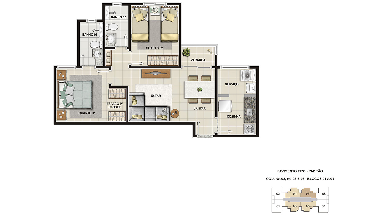 Foto Empreendimento Decorado Way Planalto Residence