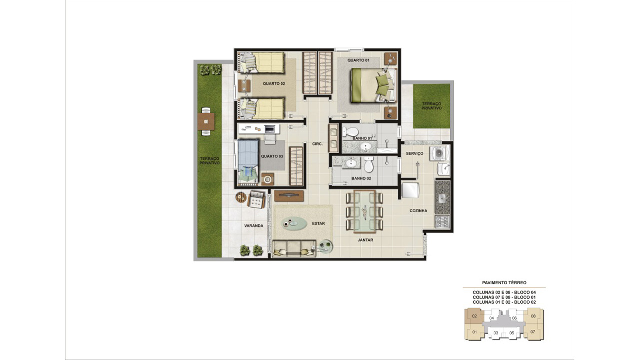 Foto Empreendimento Decorado Way Planalto Residence