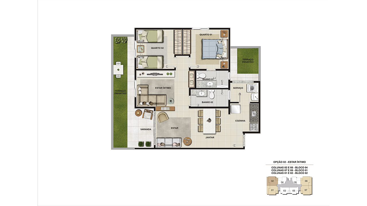 Foto Empreendimento Decorado Way Planalto Residence