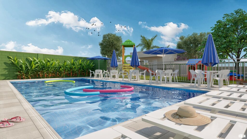 Seu novo apartamento em Igarassu: infraestrutura completa e localização estratégica Piscina Viva Vida Igarassu Direcional