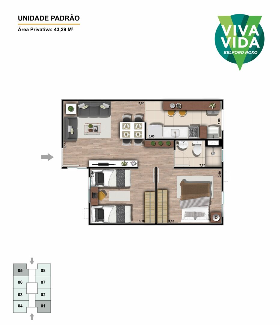 Foto Empreendimento Decorado Viva Vida Belford Roxo