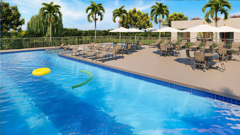 Por que morar no interior de SP? Confira os principais benefícios piscina em empreendimento Direcional no interior de sp.