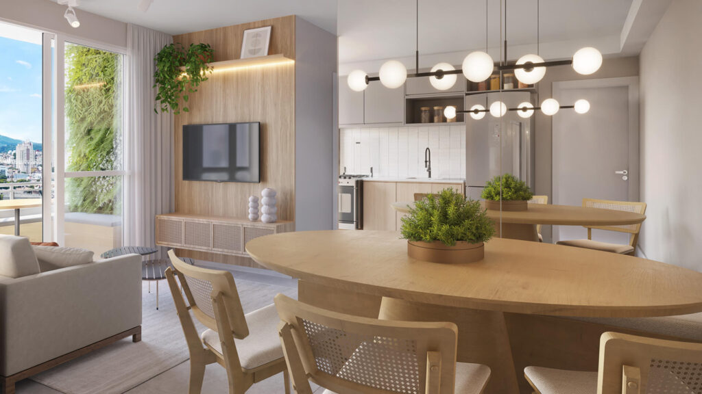 Amor em cada detalhe: dicas de decoração para o Dia dos Namorados living do empreendimento da Direcional em São Paulo