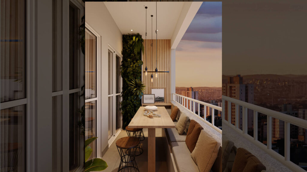 Conheça as vantagens de apartamento com varanda, um espaço para relaxar e celebrar Varanda Morada Vistas do Horizonte, empreendimento da Direcional em Belo Horizonte/BH