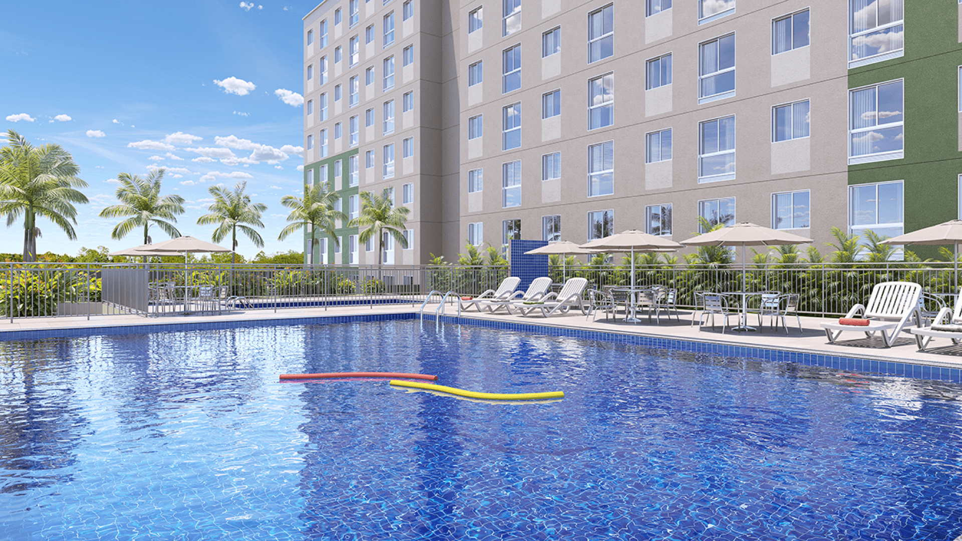 Piscina do Recanto das Andorinhas.