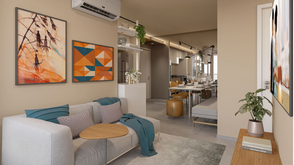Combinação de cores: como escolher a paleta ideal para seu apartamento? Combinação de cores