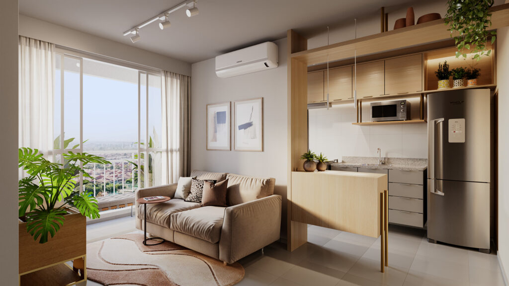 Seu imóvel seguro: entenda como funciona o RGI Apartamento decorado do Estilo Passaré, empreendimento da Direcional em Fortaleza/CE