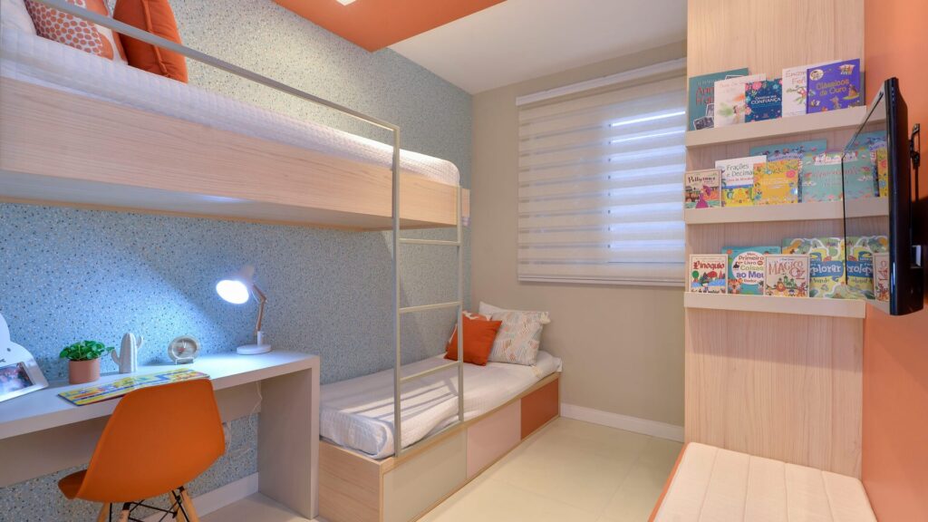 Combinação de cores: como escolher a paleta ideal para seu apartamento? Combinação de cores no quarto