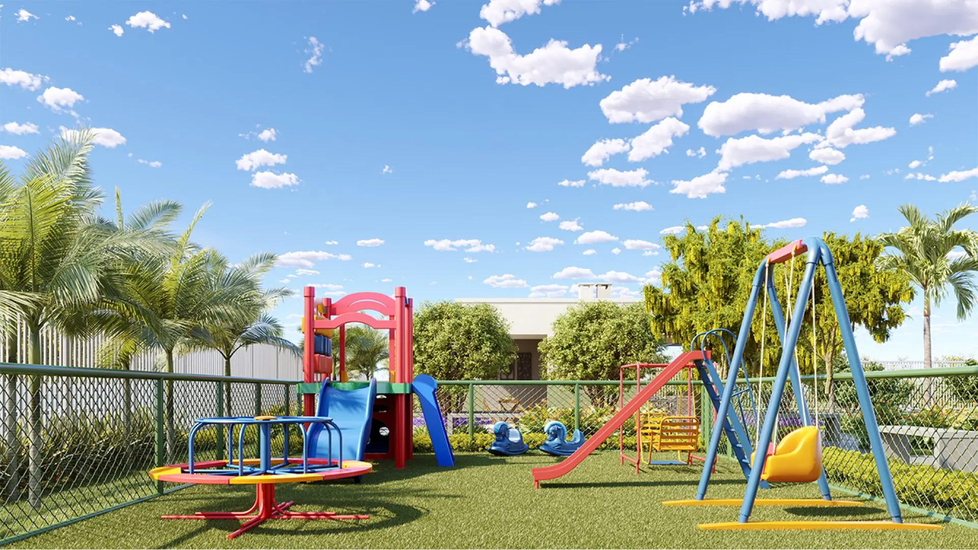 Playground do Recanto das Garças.