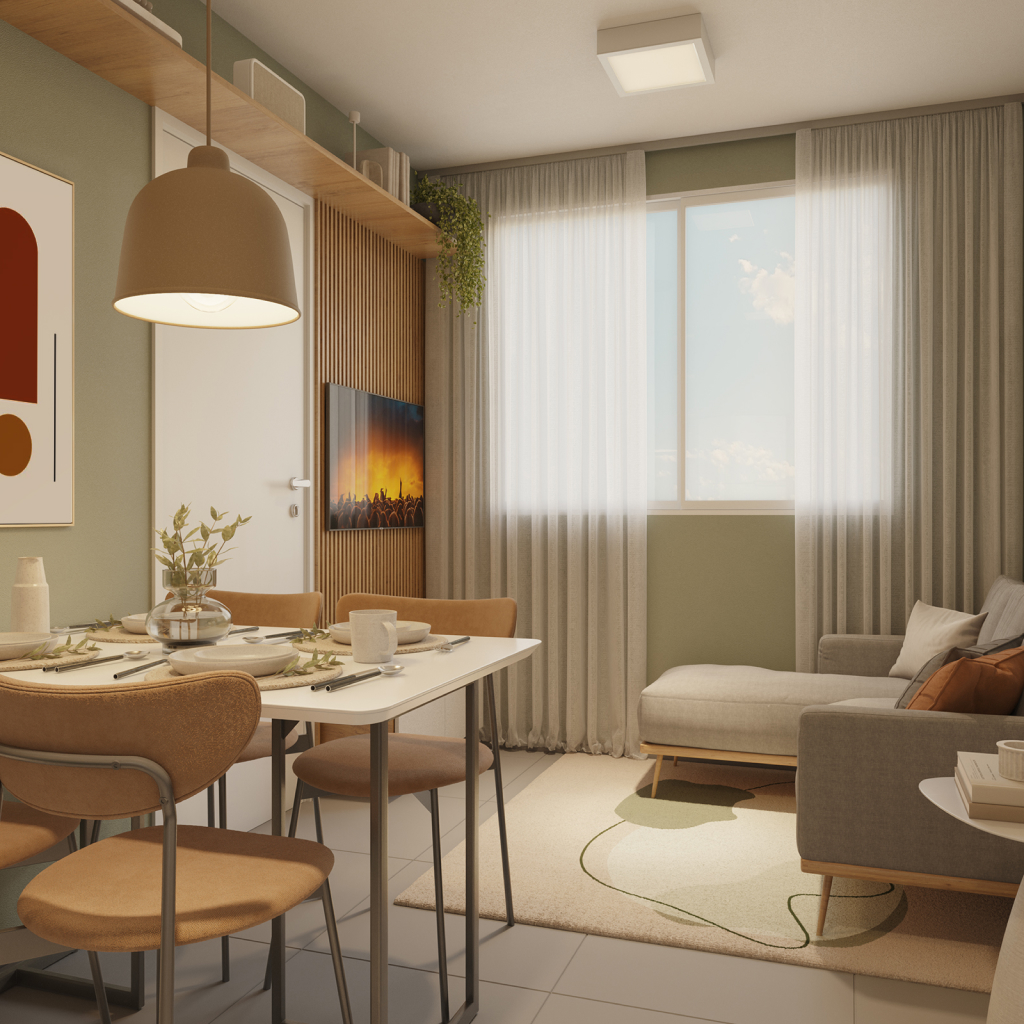 Combinação de cores: como escolher a paleta ideal para seu apartamento? Combinação de cores neutras