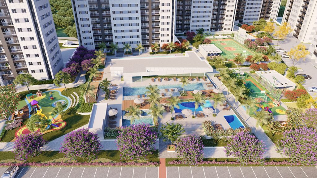 A Black Friday da Direcional pode virar o seu apartamento Área de lazer completa no Reserva Parque Clube, empreendimento da Direcional em Brasília/DF