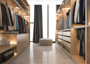 Closet em quarto: como montar o seu com estilo e funcionalidade