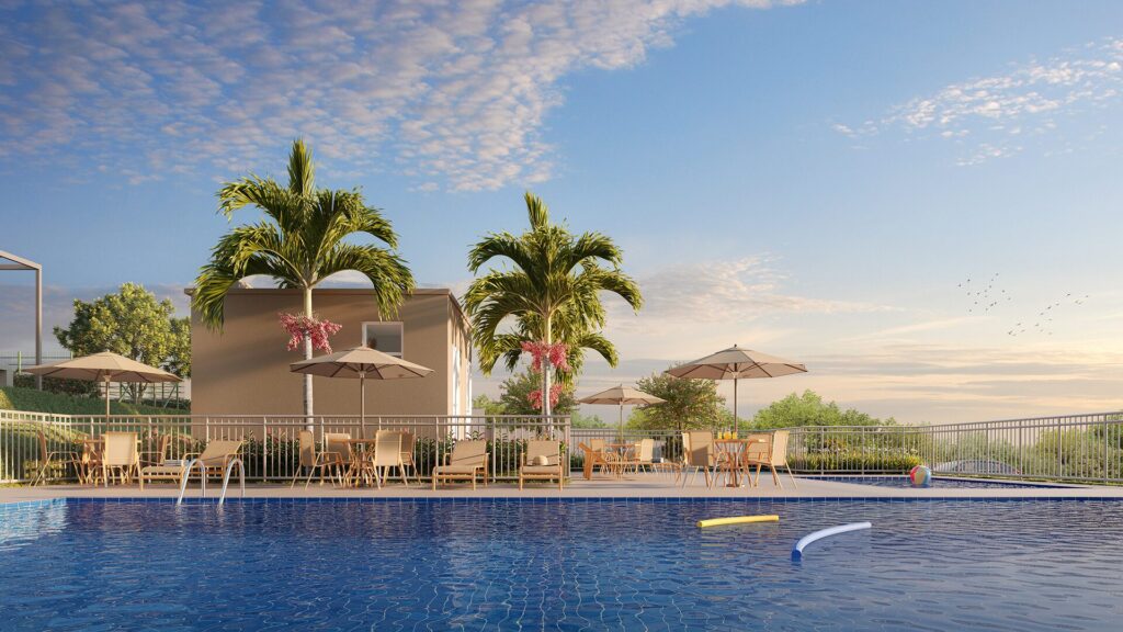 Quais são as vantagens de morar em um apartamento na cobertura? Perspectiva Piscina BrisasdoHorizonte Quais são as vantagens de morar em um apartamento na cobertura?