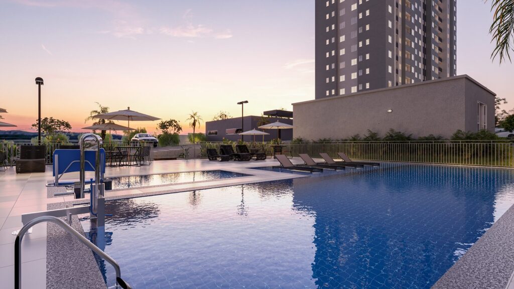 Centro de Contagem: infraestrutura e mobilidade em uma das regiões mais tradicionais de BH Piscina do Celebre Residence, empreendimento da Direcional em Contagem.
