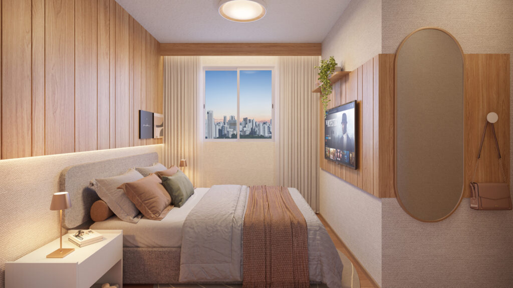 Móveis multifuncionais: o que são, como escolher e usos inteligentes para sua casa quarto suite- wave boa viagem - dire