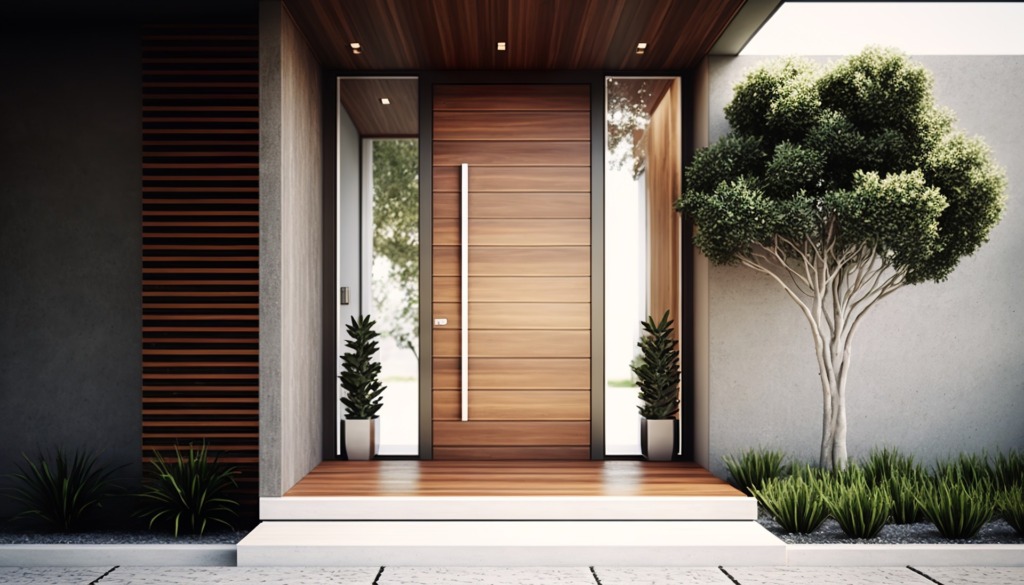 Tipos de portas: conheça os principais modelos para sua casa Tipos de portas: porta pivotante
