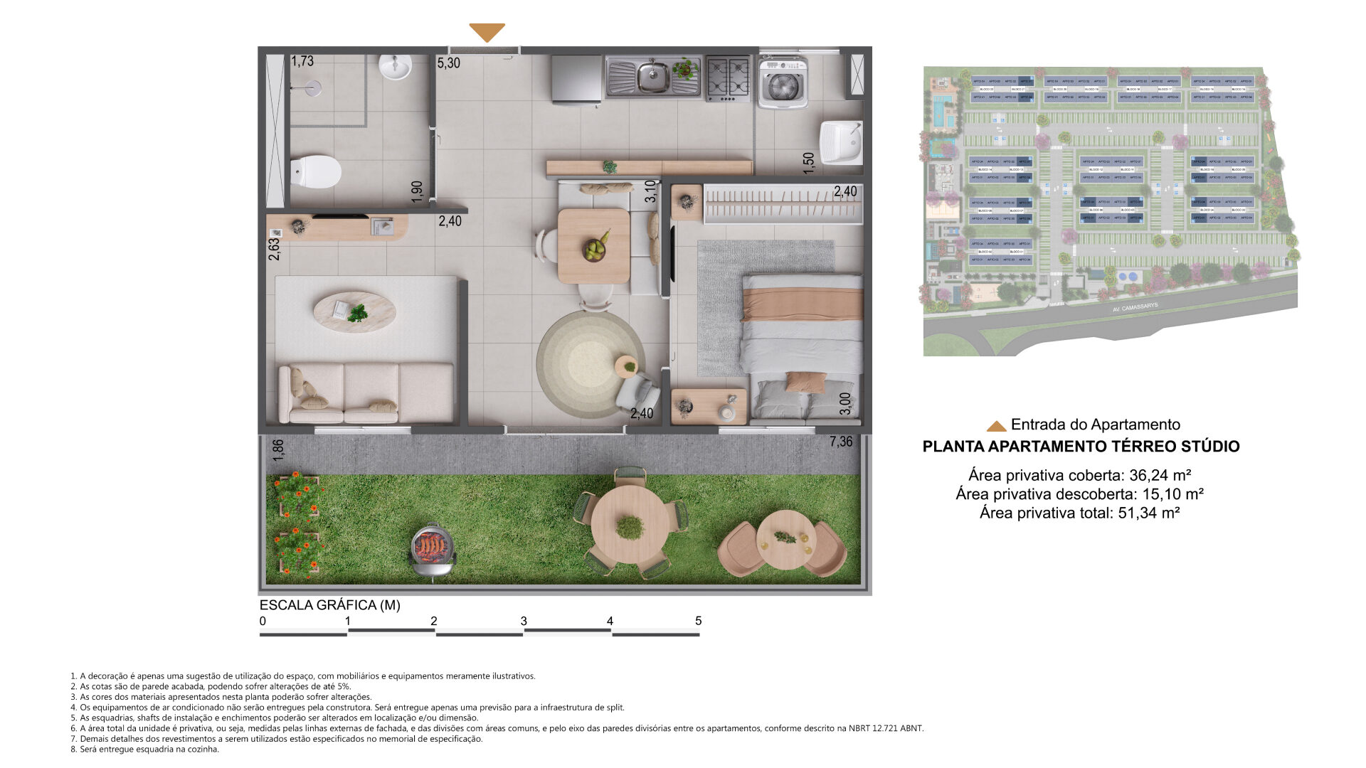 Foto Empreendimento Decorado Conquista Boulevard Ville