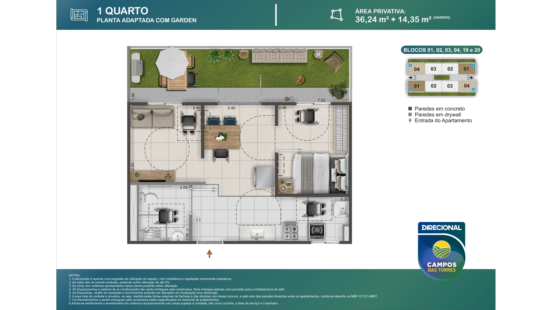 Foto Empreendimento Decorado Campos das Torres