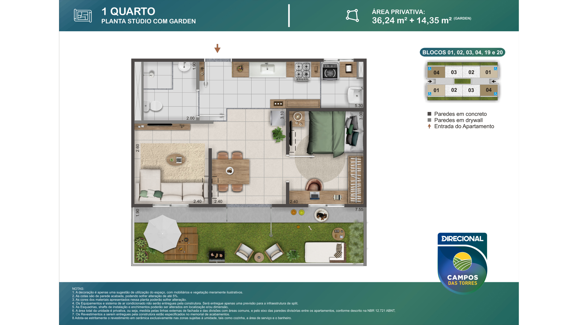 Foto Empreendimento Decorado Campos das Torres